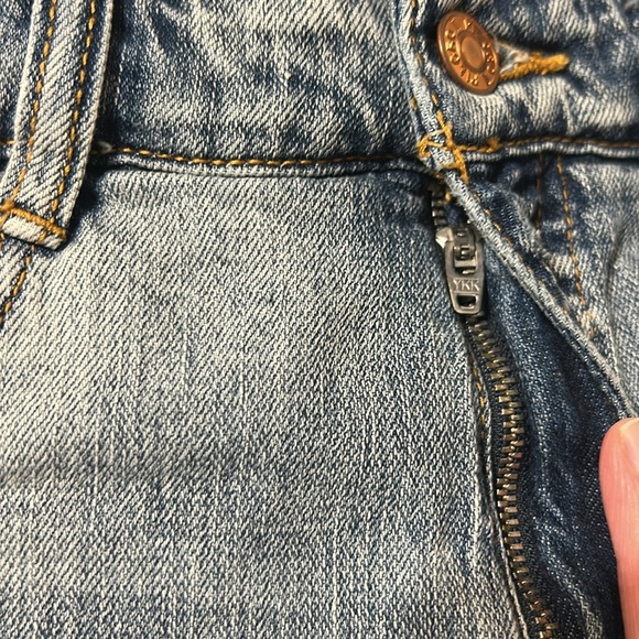 Anthropologie Pilcro Denim Blue Women's Shorts Distressed Size 27 - Picture 8 of 12